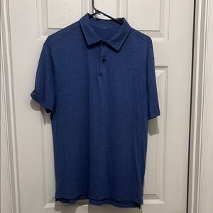 Lululemon Men's Blue Polo Shirt
